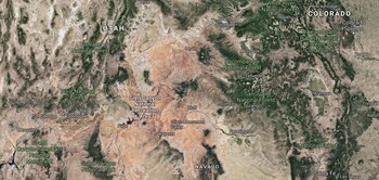 La zona donde aparecieron las