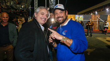 Alberto Fernández estuvo en la