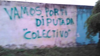 La casa de la diputada