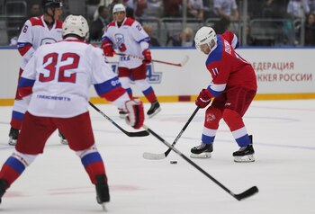 El presidente ruso abrió el marcador a los dos minutos del partido. (Reuters)