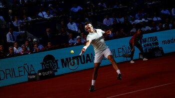 Federer jugó en Madrid su