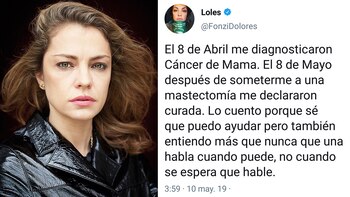 La actriz eligió contar en