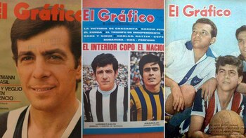 “El Víctor” en la tapa de distintas ediciones de la revista El Gráfico