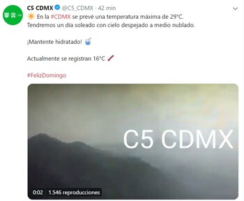 Se esperan temperaturas máximas de