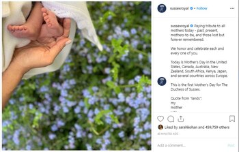 La tierna publicación de los