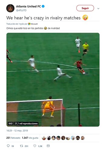 El tuit de Atlanta United