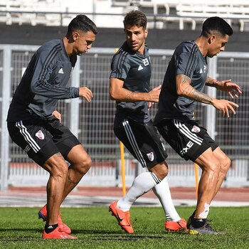 River entrenó a puertas cerradas