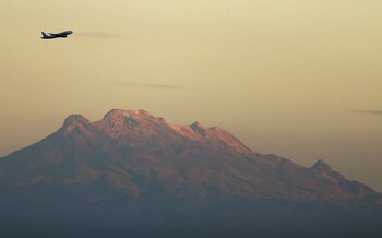 El volcán Iztaccíhuatl, también conocido