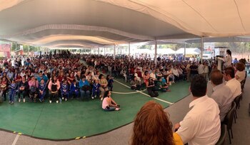 Claudia Sheinbaum, durante la presentación