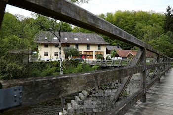 El albergue donde fueron hallados