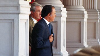 Alberto Kohan y Carlos Menem