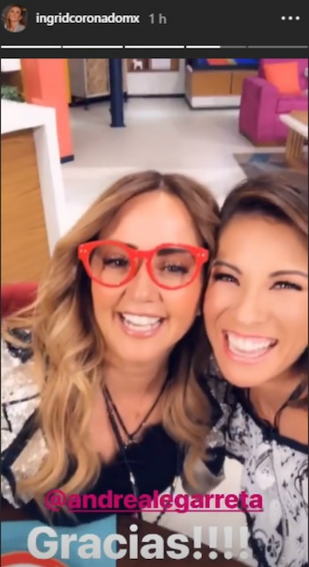 Legarreta e Ingrid se mostraron
