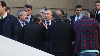 El presidente Mauricio Macri junto