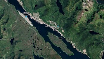 Foto espacial de la zona