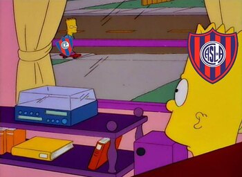 Bart Simpson y Lester, son