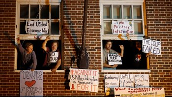 Los manifestantes protestaban contra una