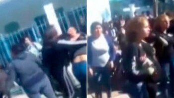 En la pelea intervinieron alrededor