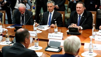 El encuentro entre los cancilleres