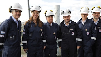Marcos Bulgheroni, Maria Eugenia Vidal y Alejandro Bulgheroni