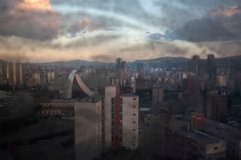 Una vista de Caracas, Venezuela,