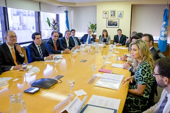 De visita en Buenos Aires,