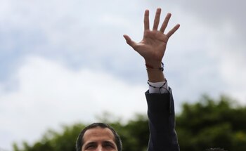 El líder opositor Juan Guaidó