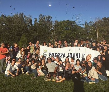 Cuando la joven estuvo internada,