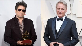 Andrés Calamaro y Viggo Mortensen