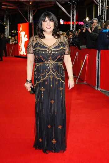 E.L. James sobre la alfombra