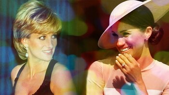 Lady Di y Meghan Markle
