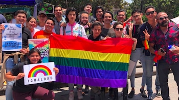 Integrantes de la comunidad gay