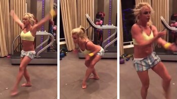 La cantante se dejó llevar