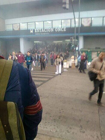 Se evacuó la estación de