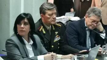 César Milani en el tribunal