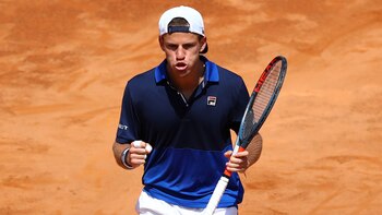 Schwartzman aprieta fuerte su puño: