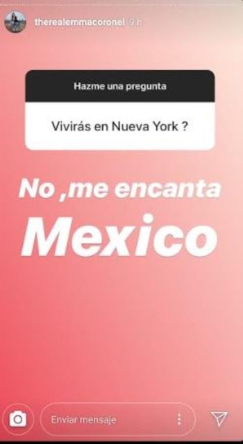 Emma Coronel expresó su amor por México (Foto: captura de pantalla)