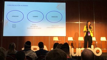 La coach Silvia Marra motivó