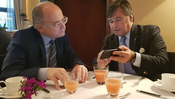 Roberto Cardarelli y Daniel Pelegrina, el