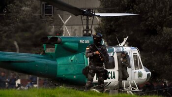 Un helicoptero trasladó a “Santrich”