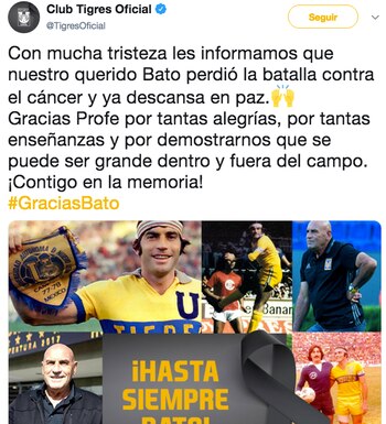 El Club Tigres rendirá un