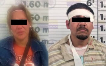 La víctima y el agresor.