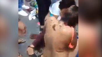 Las mujeres fueron sorprendidas mientras