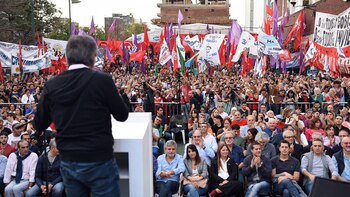 Máximo Kirchner en Ferro