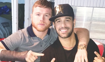 Un fotógrafo amigo del Canelo