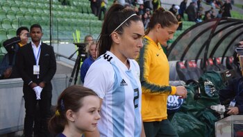 La defensora nació en Tandil (Facebook: @lasfotosdelaseleccion)