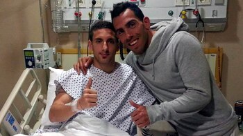 Carlos Tevez visitó en la