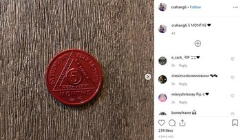 Gabrielle se mostró orgullosa en