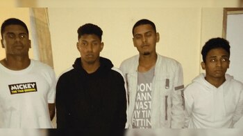 Los cuatro deportistas peruanos detenidos