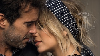 Cabré y Laurita, muy enamorados.