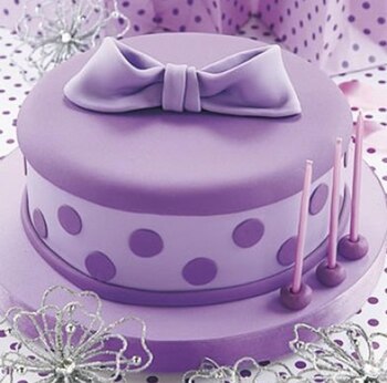 Lila y blanco en perfecta